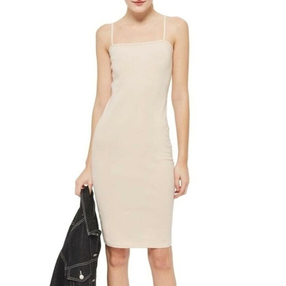 Topshop Dresses & Skirts - Topshop Square Neck Cami Bodycon Midi Dress 4